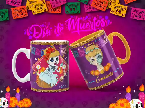 vectores plantilas DISNEY,DÍA DE MUERTOS,